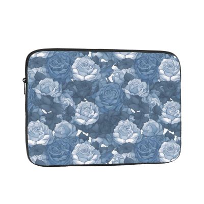 12 Inch Laptop Case Computer Sleeve Shockproof Water-Resistant Notebook Case Bag for Business Travel and Daily Use Many Rose Patterns Prints