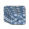 12 Inch Laptop Case Computer Sleeve Shockproof Water-Resistant Notebook Case Bag for Business Travel and Daily Use Many Rose Patterns Prints view 2