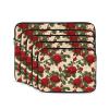 10 Inch Laptop Case Computer Sleeve Shockproof Water-Resistant Notebook Case Bag for Business Travel and Daily Use Many Red Roses Prints view 2