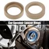 uxcell 4 Pcs Universal 1.5 Inch Speaker Subwoofer Mounting Spacer Rings Solid Wood Beige view 2