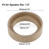 uxcell 4 Pcs Universal 1.5 Inch Speaker Subwoofer Mounting Spacer Rings Solid Wood Beige view 3