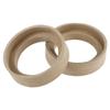 uxcell 4 Pcs Universal 1.5 Inch Speaker Subwoofer Mounting Spacer Rings Solid Wood Beige view 4