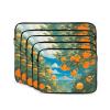 12 Inch Laptop Case Computer Sleeve Shockproof Water-Resistant Notebook Case Bag for Business Travel and Daily Use Many Big Oranges Prints view 2