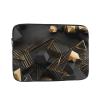 13 Inch Laptop Case Computer Sleeve Shockproof Water-Resistant Notebook Case Bag for Business Travel and Daily Use Black and Gold Plaid Prints view 1