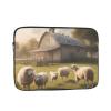 12 Inch Laptop Case Computer Sleeve Shockproof Water-Resistant Notebook Case Bag for Business Travel and Daily Use Lots of Cute Sheep Prints view 1