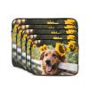 13 Inch Laptop Case Computer Sleeve Shockproof Water-Resistant Notebook Case Bag for Business Travel and Daily Use Cute Dog Sunflower Prints view 2