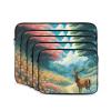 12 Inch Laptop Case Computer Sleeve Shockproof Water-Resistant Notebook Case Bag for Business Travel and Daily Use Cartoon Deer Prints view 2