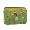 10 Inch Laptop Case Computer Sleeve Shockproof Water-Resistant Notebook Case Bag for Business Travel and Daily Use Flowers with Dragonflies Prints view 1