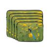 10 Inch Laptop Case Computer Sleeve Shockproof Water-Resistant Notebook Case Bag for Business Travel and Daily Use Flowers with Dragonflies Prints view 2