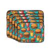 13 Inch Laptop Case Computer Sleeve Shockproof Water-Resistant Notebook Case Bag for Business Travel and Daily Use Cartoon Burger Fries Prints view 2