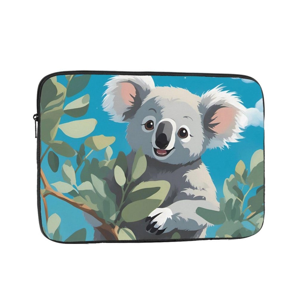 12 Inch Laptop Case Computer Sleeve Shockproof Water-Resistant Notebook Case Bag for Business Travel and Daily Use Cute Cartoon Koala Prints