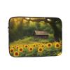 13 Inch Laptop Case Computer Sleeve Shockproof Water-Resistant Notebook Case Bag for Business Travel and Daily Use Cute Sunflower Prints view 1