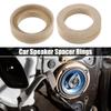 uxcell 4 Pcs Universal 1 Inch Speaker Subwoofer Mounting Spacer Rings Solid Wood Beige view 2