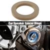 uxcell 8 Pcs Universal 4 Inch Speaker Subwoofer Mounting Spacer Rings Solid Wood Beige view 2