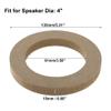 uxcell 8 Pcs Universal 4 Inch Speaker Subwoofer Mounting Spacer Rings Solid Wood Beige view 3