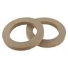uxcell 8 Pcs Universal 4 Inch Speaker Subwoofer Mounting Spacer Rings Solid Wood Beige view 4