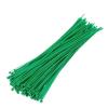 CHATROOM 100PCS 3 X 100/150/200mm 4x150/200 Multicolour Milk Cable Wire Zip Ties Self Locking Nylon Cable Tie (Color : Green, Size : 4x150mm) view 1