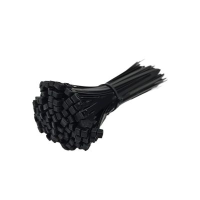 CHATROOM 100pieces Self Locking Nylon Cable Ties Strap Heavy Duty Plastic Zip Ties Cable Tie Fixing Cable Organizer Black (Color : Black, Size : 3x60 Width 2.4mm)