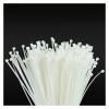 CHATROOM Self-Locking Plastic Nylon Wire Cable Zip Ties 100pcs White Cable Ties Fasten Loop Cable Various Specifications 8x400/500mm (Color : White, Size : 10x500mm) view 4
