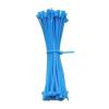 CHATROOM 100PCS 3 X 100/150/200mm 4x150/200 Multicolour Milk Cable Wire Zip Ties Self Locking Nylon Cable Tie (Color : Blue, Size : 3x150mm) view 1