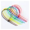 CHATROOM 100PCS 3 X 100/150/200mm 4x150/200 Multicolour Milk Cable Wire Zip Ties Self Locking Nylon Cable Tie (Color : Orange, Size : 4x200mm) view 3