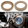uxcell 4 Pcs Universal 4 Inch Speaker Subwoofer Mounting Spacer Rings Solid Wood Beige view 2