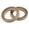 uxcell 4 Pcs Universal 4 Inch Speaker Subwoofer Mounting Spacer Rings Solid Wood Beige view 4
