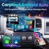 LASERTAIL 8 Core Car Stereo Radio for Dodge Ram 1500 2500 3500 2013-2018 Upgrade 5Ghz WiFi 9 Inch Touch Screen Head Unit Carplay Android Auto GPS DSP FM 2+32GB Only for Manual AC view 3