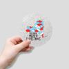 Zyadsinoudor 50 Pieces Christmas New York State Laptop Stickers State Love Stickers Pack Traveller Durable Sticker Labels Colorful Stickers for Water Bottles Laptop Computer Phone Cup 4inch view 3