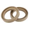 uxcell 4 Pcs Universal 3 Inch Speaker Subwoofer Mounting Spacer Rings Solid Wood Beige view 4