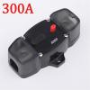 200A 12V Car Truck Audio Amplifier Circuit Breaker Fuse Holder AGU Style Stereo Amplifier Refit 4GA Cable (Color : Silver) view 2