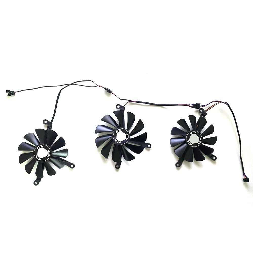 DIY Cooling Fan for XFX RX 6700 XT 12GB GPU Fan CF1010U12S 85MM 95MM 4PIN DC 12V 0.45A Graphics Card Fan Replacement