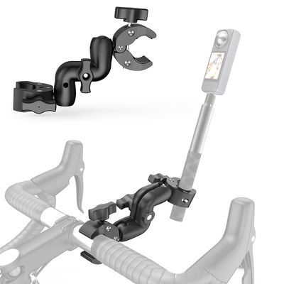 BGNing Super Clamp Camera Mount Clamp Bicycle Double Head Clamp Magic Arm for Handlebar Tube Monopod Clip for Action Camera LED Light Photography