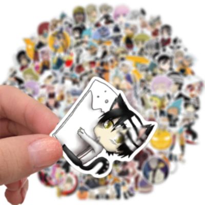 MUYINGZHUO Cartoon Stickers, 100PCs Pack, Anime Waterproof Vinyl Decals for Laptop, Hydro Flask, Water Bottle Phone Stickers for Teens, Party Supply Decals as Gifts