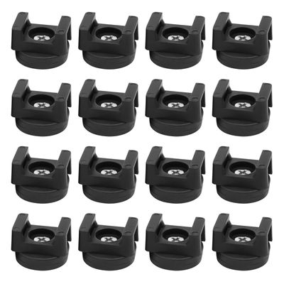 Magnetic Cable Zip Tie Base, Heavy Duty 18lbs Vertical Tension, Multipurpose Wire Clips Management Holder, Supplies for Electrical Cable Wire Organization (22mm, Count, 20)