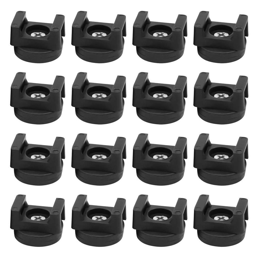 Magnetic Cable Zip Tie Base, Heavy Duty 18lbs Vertical Tension, Multipurpose Wire Clips Management Holder, Supplies for Electrical Cable Wire Organization (22mm, Count, 20)