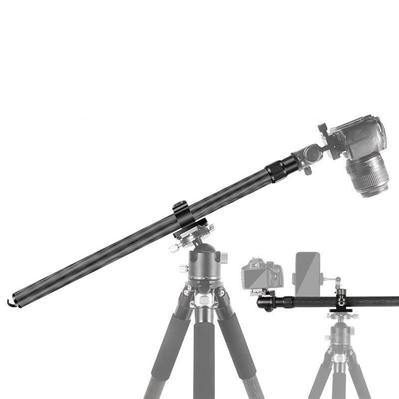 BGNing Cross Bar Boom Extension Arm Multifunctional Horizontal Stick Rod with 1/4 3/8 Thread for Tripod Camera Photography Accessories (YT-03 Tripod Boom)