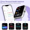Smart Watch for Men Women Android & iPhone, Alexa Built-in, IP68 Waterproof Fitness Tracker with Bluetooth Call (Answer/Make), 1.8" Smartwatch with Heart Rate/SpO2/Sleep Monitor, 110+ Sports Mode view 3