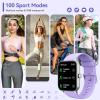 Smart Watch for Men Women Android & iPhone, Alexa Built-in, IP68 Waterproof Fitness Tracker with Bluetooth Call (Answer/Make), 1.8" Smartwatch with Heart Rate/SpO2/Sleep Monitor, 110+ Sports Mode view 4