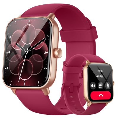 aeac Smart Watch for Women, Alexa Built-in, Stable Bluetooth Call, Fitness Tracker with Heart Rate/SpO2/Stress/Sleep Monitor, Smartwatches 120+ Sports, IP68 Waterproof Smartwatches for iOS Android