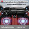 H YANKA HCM-65 6.5 Component Car Speakers, 600 Watt Car Audio Stereo Door Speakers Perfect for Upgrading Any Car Stereo System Includes 2 x Midrange Woofers, Tweeters, and Crossovers (Set) view 2