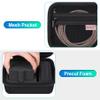 BOVKE Carrying Case Compatible with Yoto Mini 2024 Edition Kids Audio & Music Player, Storage Holder Bag for Childrens Speaker Plays Audiobook Cards Radio, Extra Space for Cards Cables, Black view 3