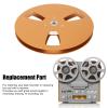 HighQuality 7 Inch Empty Reel 3 Hole Design, Aluminum Alloy Replacement for Tape Recorder (Gold) view 2