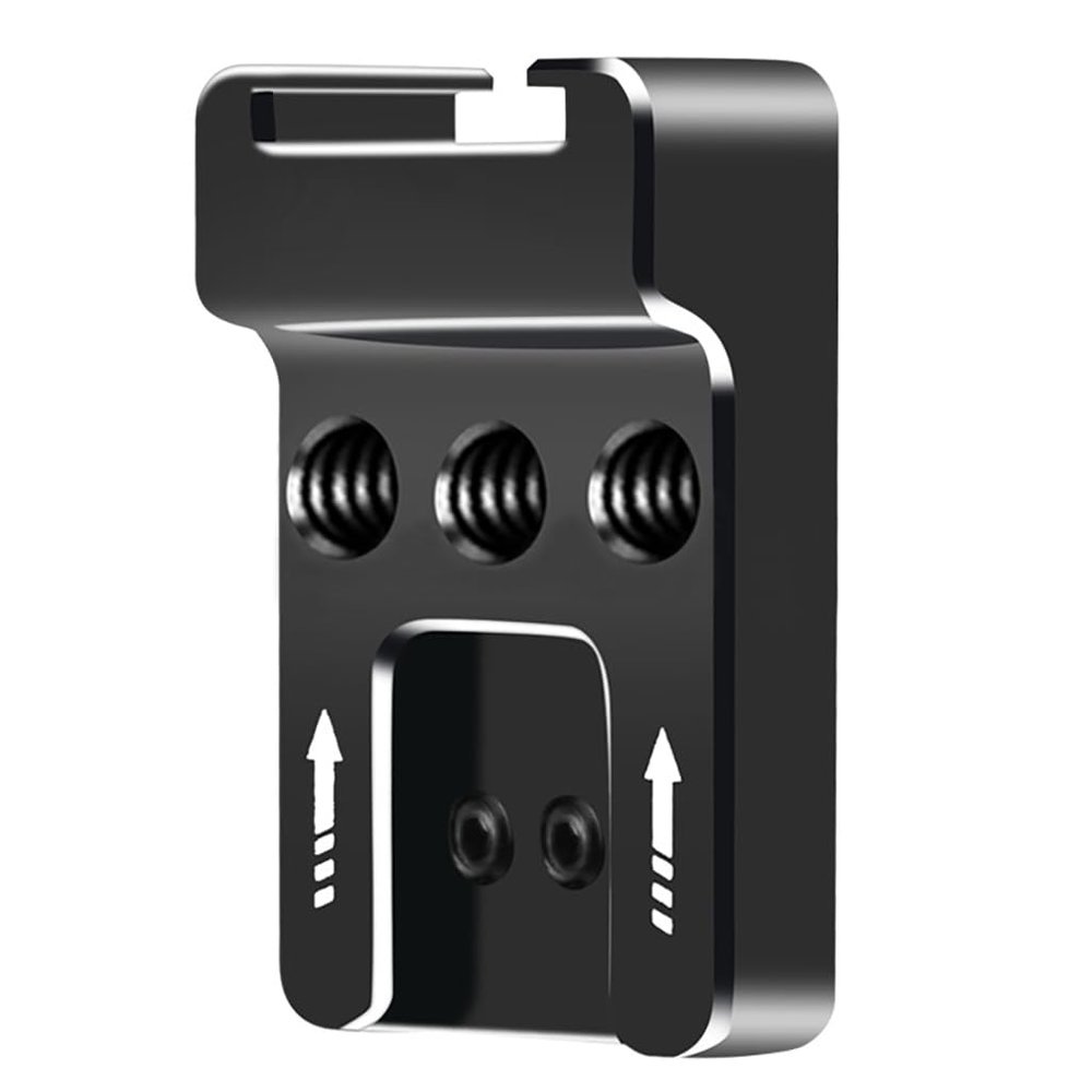FEICHAO External Cold Shoe Seat Expanding Adapter Holder Quick Release Base for DSLR Camera Accessories