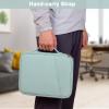 12.9 Tablet Sleeve Carrying Case, Padded Travel Pouch Bag for iPad Pro 13-in (M4), iPad Air 13-in (M2), Surface Pro 9/8, 12.4 Galaxy Tab S9+/S8+ (PU-Mint Green12.9) view 4