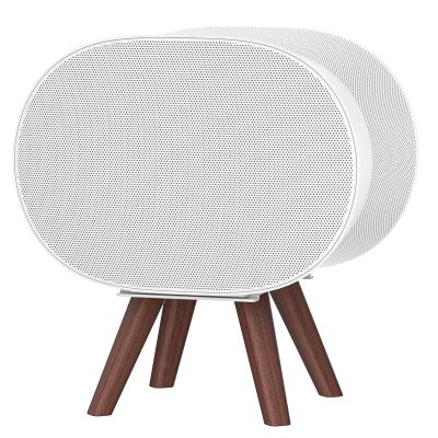 Wooden Table Stand for Sonos Era 300 Space Saving Desktop Speaker Stand Compatible with Sonos Era 300 Desk Stand Holder for Decorations, White