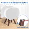 Wooden Table Stand for Sonos Era 300 Space Saving Desktop Speaker Stand Compatible with Sonos Era 300 Desk Stand Holder for Decorations, White view 3