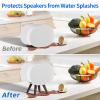 Wooden Table Stand for Sonos Era 300 Space Saving Desktop Speaker Stand Compatible with Sonos Era 300 Desk Stand Holder for Decorations, White view 4