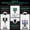 Andonstar AD246S-M Plus 7'' HDMI Soldering Digital Microscope for Electronics Repair, 2000x 3 Lens 2160P UHD Video Record, Soldering Microscope Station with Helping Hands, Coin Full View 32GB Card view 2
