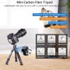 ARTCISE Mini Carbon Tripod CS25C Lightweight Compact Travel Carbon Fiber Desktop Tripod Portable Table Camera Video Tripod for DSLR Digital Mobile Phone Max Load 22lb/10kg view 2